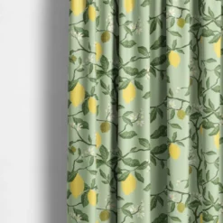Arvidssons textil Gardintyger Mönstrade|Arvidssons Textil|Citronträd grön - tyg med citroner