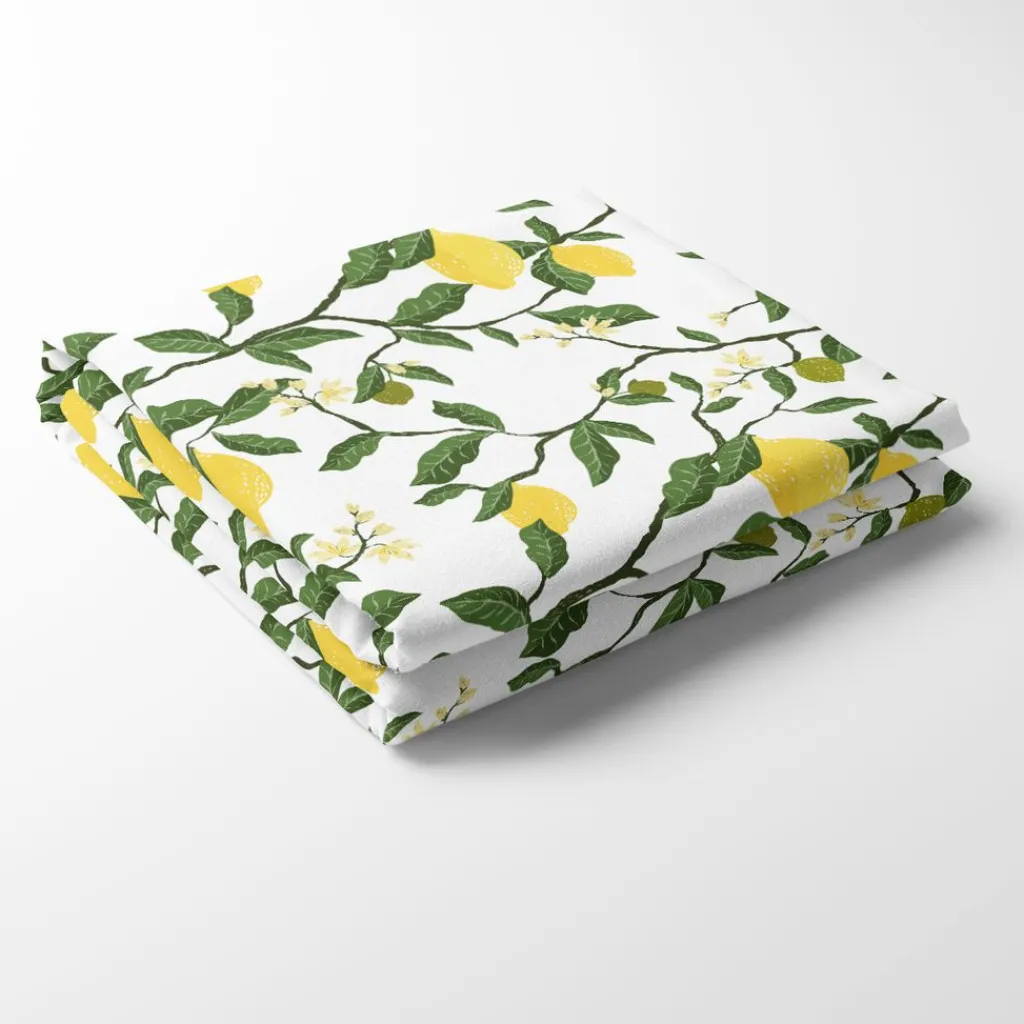 Arvidssons textil Bordsduk|Citronträd gul bordsduk