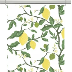 Arvidssons textil Panelgardiner|Citronträd gul panelgardiner
