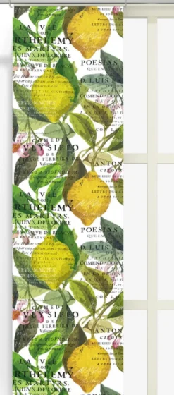 Arvidssons textil Panelgardiner|Citrus offwhite panelgardiner