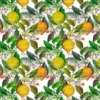 Arvidssons textil Gardintyger Mönstrade|Arvidssons Textil|Citrus offwhite tyg – Ljus elegans med citrusdetaljer