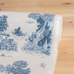 Gardintyger Mönstrade|Classic Shepherd Scene blå Tyg