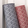 Mönstrade Möbeltyger|Bolster|Clover marin tyg