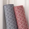 Mönstrade Möbeltyger|Bolster|Clover röd tyg