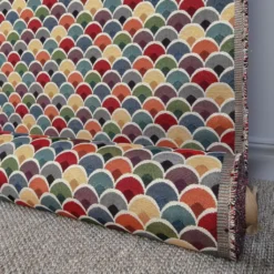 Mönstrade Möbeltyger|Colourful waves möbeltyg