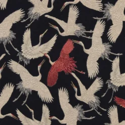 Mönstrade Möbeltyger|Cranebird paradise gobeläng