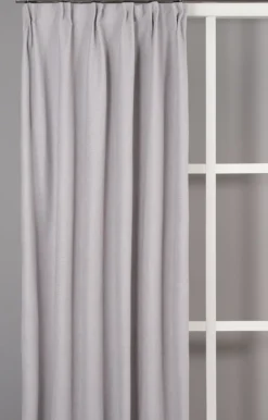 Mörkläggningsgardiner|Gardiner Enfärgade|Cru ljusgrå mörkläggningsgardiner