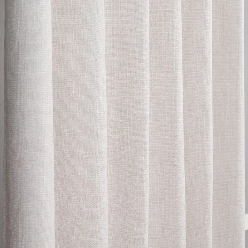 Mörkläggningsgardiner|Gardiner Enfärgade|Cru offwhite mörkläggningsgardin dubbel bredd 1-pack