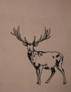 Biederlack Bomullsfiltar|Deer beige filt