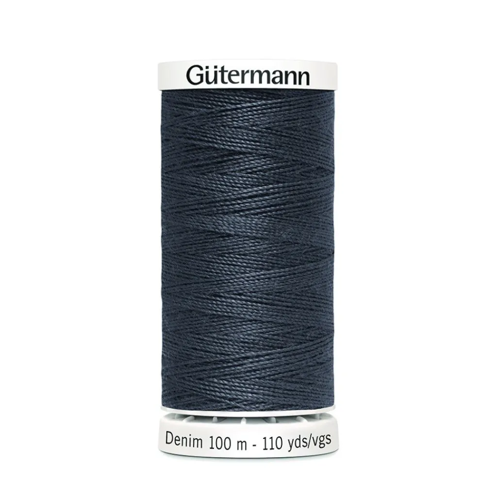 Gutermann Sytråd|Denimtråd 100m Col.9455 grå