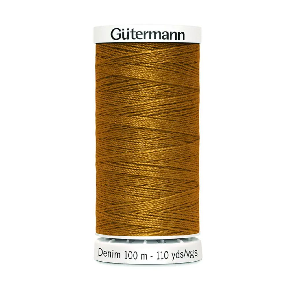 Gutermann Sytråd|Denimtråd 100m Col.1970 ockra