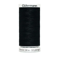 Gutermann Sytråd|Denimtråd 100m Col.1000 svart