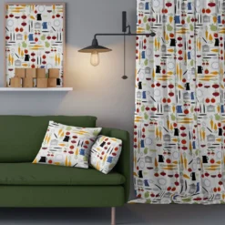Arvidssons textil Gardiner Mönstrade|Dinner multi gardiner
