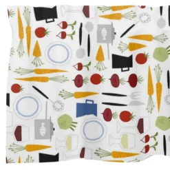 Arvidssons textil Gardinkappor Mönstrade|Dinner multi gardinkappa metervara