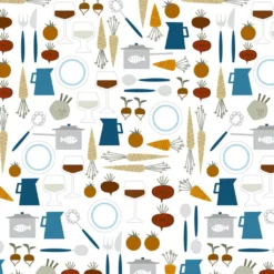 Arvidssons textil Gardintyger Mönstrade|Arvidssons Textil|Dinner petrol tyg