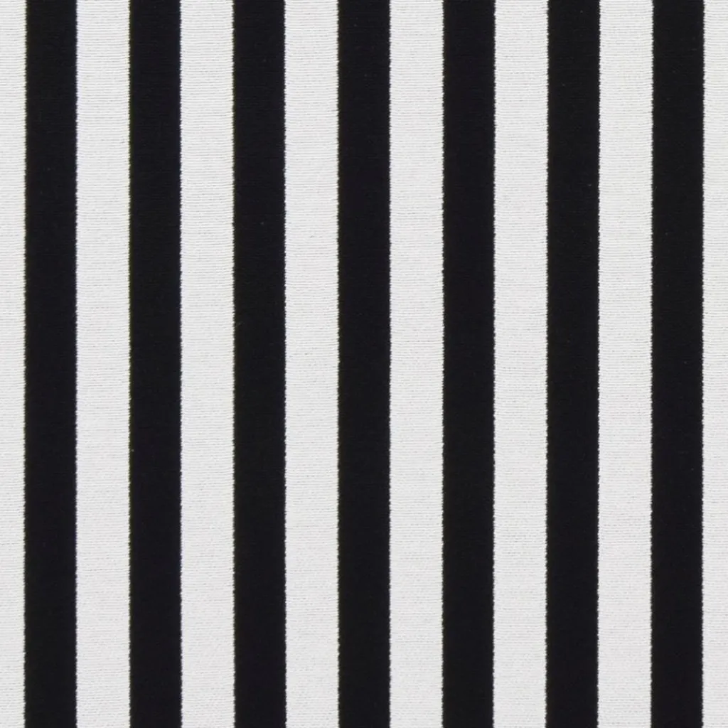 Nordisk Textil Randiga Möbeltyger|Divers vit-svart randigt Gobelängtyg