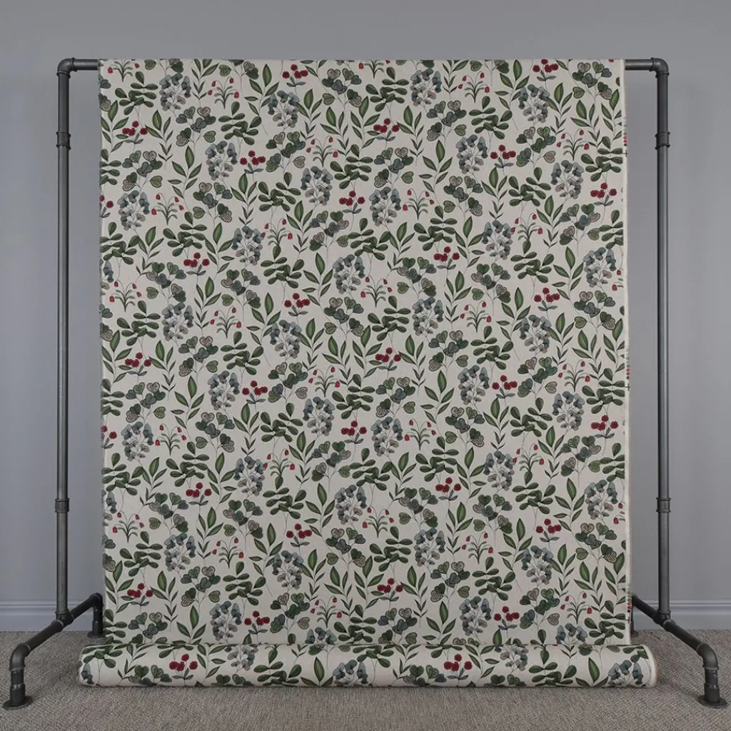 Gardintyger Mönstrade|Drawn foliage tyg