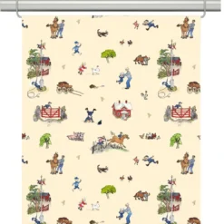 Arvidssons textil Panelgardiner|Emil I Katthult – Beige Panelgardin