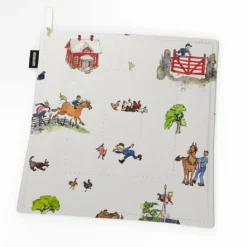Arvidssons textil Grillvante & Grytlappar|Emil I Katthult – Grytlapp Offwhite