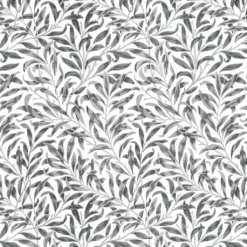 Nordisk Textil Gardiner Mönstrade|Ester grå gardiner med tidlöst bladmönster