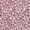 Nordisk Textil Arts & Crafts Tyger|Gardintyger Mönstrade|Ester vinröd tyg – klassiskt bladmönster i vinrött