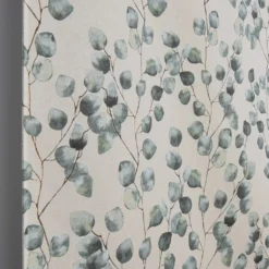 Gardintyger Mönstrade|Eucalyptus leaves linne tyg
