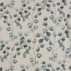 Gardintyger Mönstrade|Eucalyptus leaves linne tyg