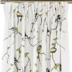 Arvidssons textil Gardiner Mönstrade|Fågelfest gardiner