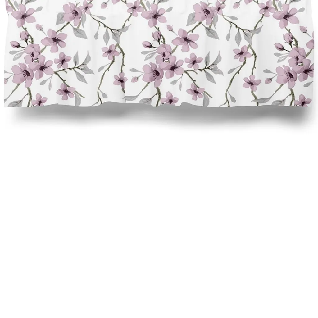 Arvidssons textil Gardinkappor Mönstrade|Fägring rosa gardinkappa metervara