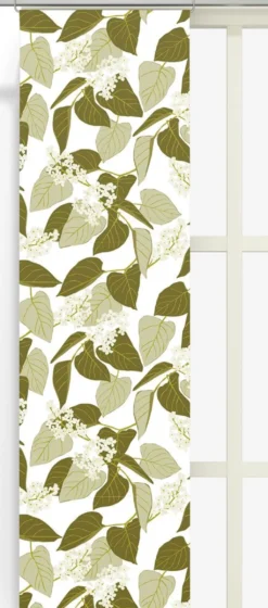 Arvidssons textil Panelgardiner|Fikabordet grön panelgardiner