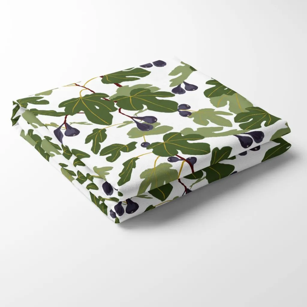 Arvidssons textil Bordsduk|Fikonträd grön bordsduk