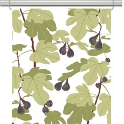 Arvidssons textil Panelgardiner|Fikonträd ljusgrön panelgardiner