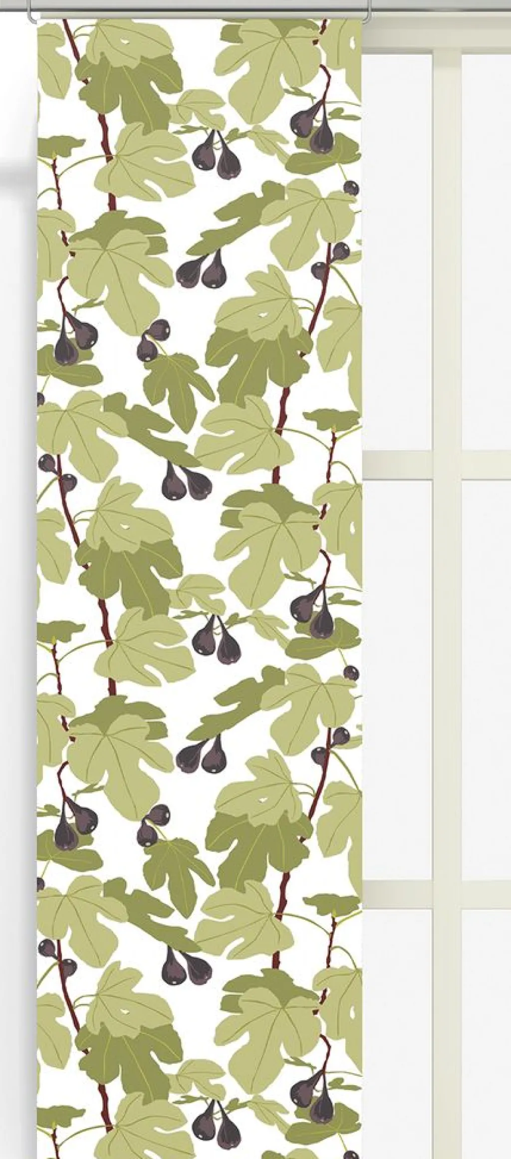 Arvidssons textil Panelgardiner|Fikonträd ljusgrön panelgardiner