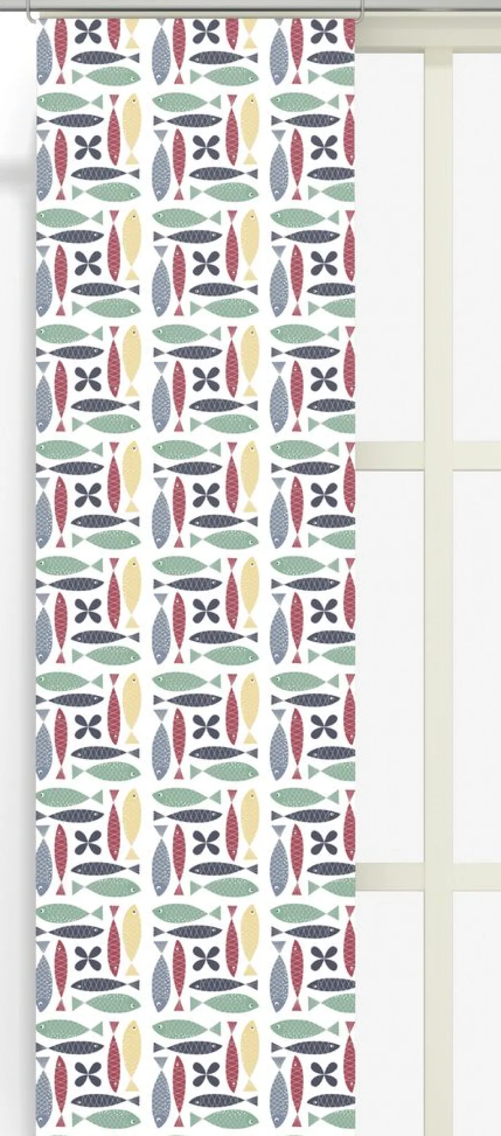 Arvidssons textil Panelgardiner|Fina fisken multi panelgardiner