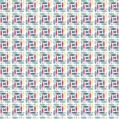 Arvidssons textil Gardintyger Mönstrade|Arvidssons Textil|Fina fisken multi tyg – färgstarkt och lekfullt designat med retro känsla
