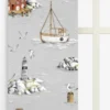 Arvidssons textil Panelgardiner|Fiskeskär grå panelgardiner