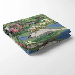 Arvidssons textil Bordsduk|Fjällängar grå-grön bordsduk