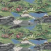 Arvidssons textil Gardintyger Mönstrade|Arvidssons Textil|Fjällängar grå-grön tyg