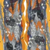 Arvidssons textil Gardintyger Mönstrade|Arvidssons Textil|Fjällvandring Bård orange tyg