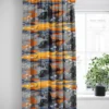Arvidssons textil Gardintyger Mönstrade|Arvidssons Textil|Fjällvandring orange tyg