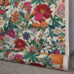 Gardintyger Mönstrade|Flashy Floral tyg - Linnelook