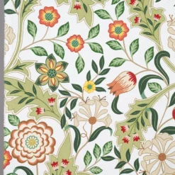 Nordisk Textil Arts & Crafts Tyger|Gardintyger Mönstrade|Flora grön tyg
