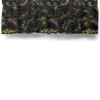 Arvidssons textil Gardinkappor Mönstrade|Rea Gardiner|Florens multi-svart gardinkappa metervara