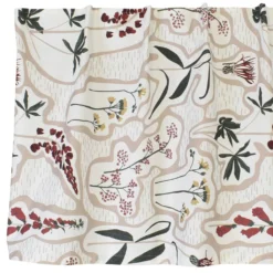 Arvidssons textil Gardinkappor Mönstrade|Rea Gardiner|Florens vit gardinkappa metervara