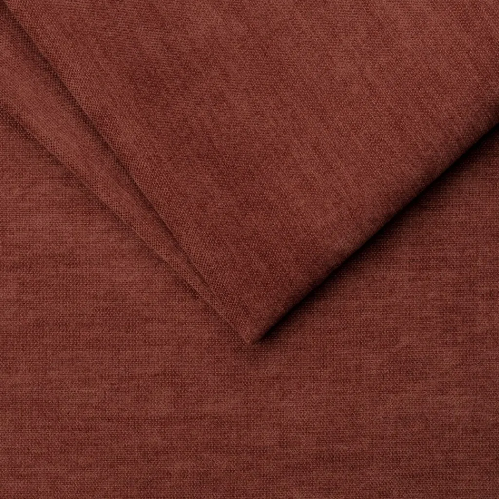 Nordisk Textil Enfärgade Möbeltyger|Flow burnt brick möbeltyg – Mjuk & slitstark chenille