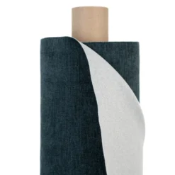 Nordisk Textil Enfärgade Möbeltyger|Flow deep atlantic möbeltyg – Mjuk & slitstark chenille
