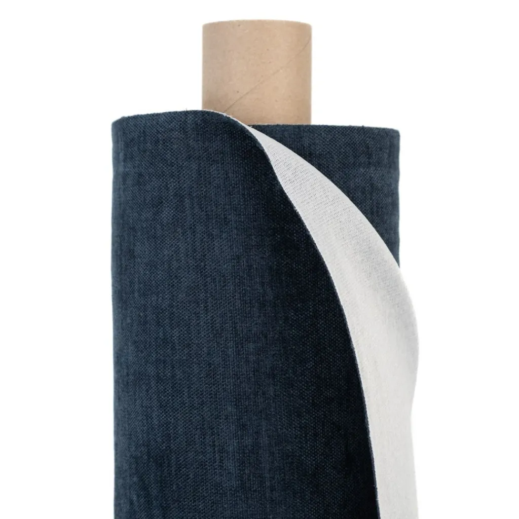Nordisk Textil Enfärgade Möbeltyger|Flow poseidon möbeltyg – Mjuk & slitstark chenille