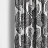 Arvidssons textil Gardintyger Mönstrade|Arvidssons Textil|Froda svart tyg – elegant mönster i halvlinne