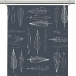 Arvidssons textil Panelgardiner|Frostblad blå panelgardiner