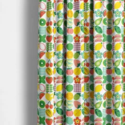 Arvidssons textil Gardintyger Mönstrade|Arvidssons Textil|Fruktstund multi tyg – färgglatt fruktmönster
